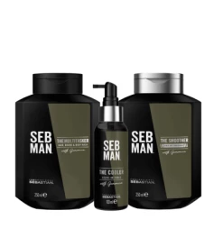 De gros ???? Pack Gel 3 En 1 Conditionneur Tonique Seb Man Sebastian Professional ❤️