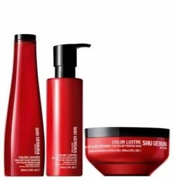 Meilleur prix ???? Pack Shampooing Conditionner Masque Color Lustre Shu Uemura ????